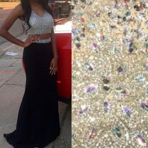 Sold!Two Piece Prom Dress size 6